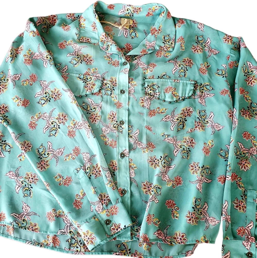 NWT True Craft Colorful Blouse